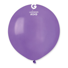 Повітряна куля пастель бузкова 19" (48 см) Gemar