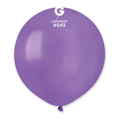 Повітряна куля пастель бузкова 19" (48 см) Gemar