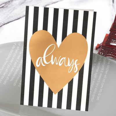 Міні листівка з тисненням "Always" 9,5х14 см