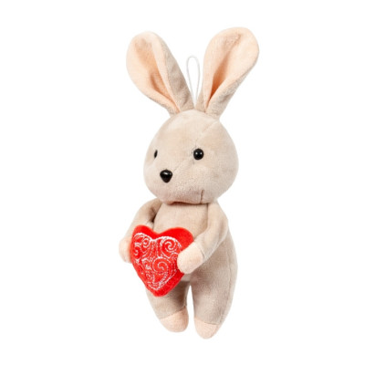М'яка іграшка Зайчик Bunny сірий, 21 см