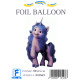 Фольгована куля My Little Pony Ізі Мунбоу 99х75 см (Flexmetal) в упаковці