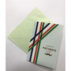 Листівка з тисненням "Happy father`s day" 10,5х15 см