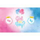 Плакат для свята Boy or Girl, 75х120 см