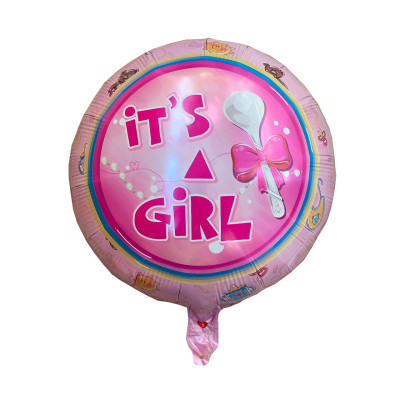 Куля фольгована кругла It's a Girl (Китай)