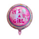 Куля фольгована кругла It's a Girl (Китай)