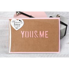 Міні листівка You and me 9,5х14 см