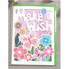 Міні листівка Make a wish 9х12, 5 см
