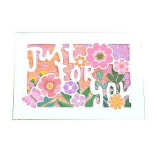 Міні листівка Just for you 9х12,5 см