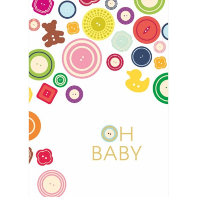 Листівка Oh baby ґудзики 10,5х15 см