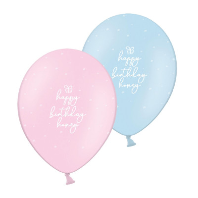 Воздушные шары "Happy Birthday honey" , 25 шт/уп ТМ Sharoff