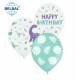 Повітряні кульки "Happy Birthday dino" 12" (30 см) ТМ Sharoff