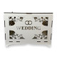 Весільна скринька  для грошей Wedding, з дерева (24х15,5х18 см)