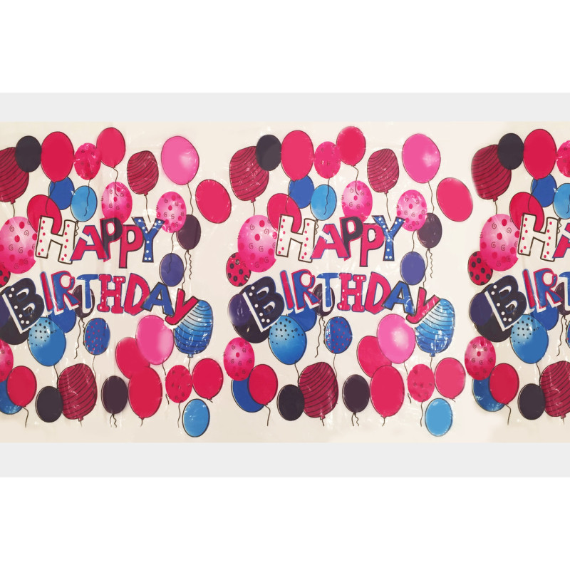 Скатертина дитяча поліетиленова "Happy Birthday"