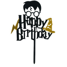 Топер у торт Happy Birthday Гаррі Поттер