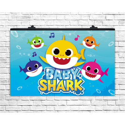 Плакат для свята Baby Shark 75х120 см