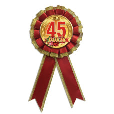 Медаль ювілейна " 45 років" українською мовою
