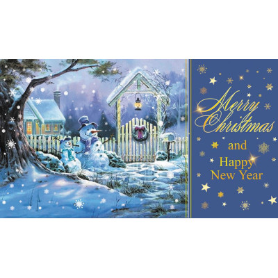 Конверти для грошей "Merry Christmas", 10 шт/уп