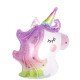 Фольгированный шар Единорог радужный 79х52 см (Китай) в упаковке