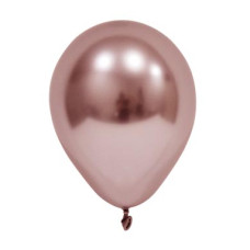 Кулі повітряні хром рожеве золото 6" (50 шт/уп) Balonevi