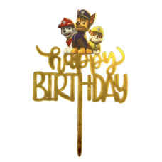 Топер у торт Happy Birthday Щенячий патруль
