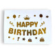 Наклейки "Happy Birthday" для повітряних куль 10 дюймів