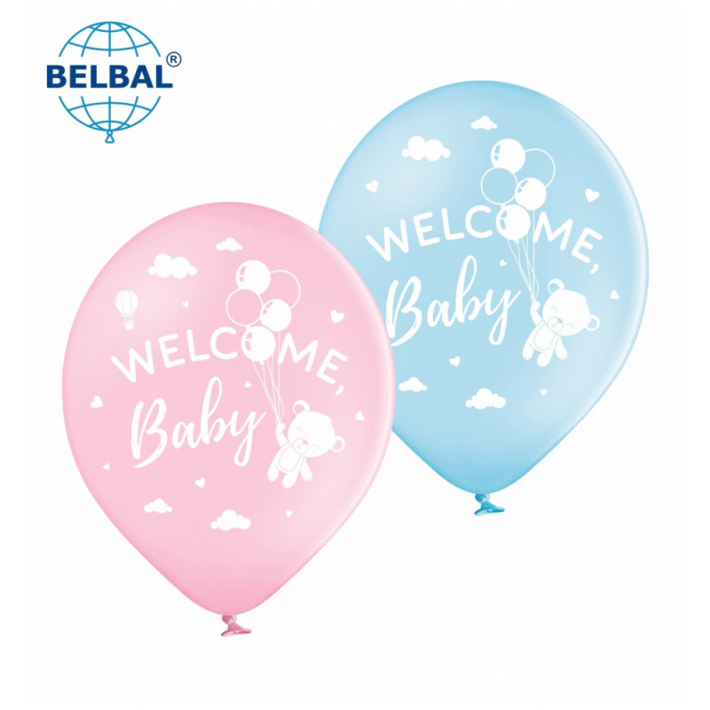 Повітряні кулі Welcome Baby (25 шт/уп) ТМ Sharoff