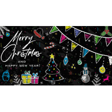 Конверти для грошей "Merry Christmas", 10 шт/уп