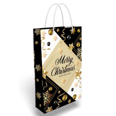Пакет для подарков "Merry Christmas" 17 х 27 см
