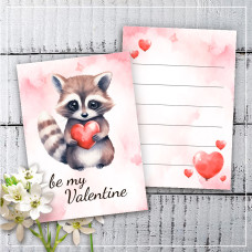 Міні листівки "Be my Valentine" (10 штук)