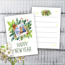 Міні листівки "Happy New Year" (10 штук)