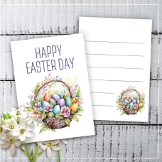 Міні листівки "Happy Easter Day" (10 штук)