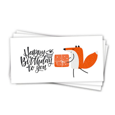 Конверти для грошей Happy Birthday, 10 шт./пач.