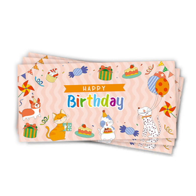 Конверти для грошей Happy Birthday, 10 шт./пач.