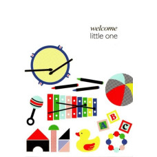 Листівка Welcome little one іграшки 10,5х15 см