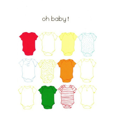 Листівка Oh baby бодик 10,5х15 см