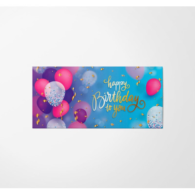Конверти для грошей Happy Birthday кульки, 10 шт./пач.