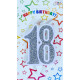 Свічка цифра ювілейна срібло "18"