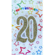 Свічка цифра ювілейна золото "20"