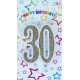 Свічка цифра ювілейна золото "30"