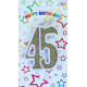 Свічка цифра ювілейна золото "45"