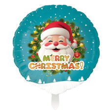 Куля фольгована кругла Merry Christmas (Китай)