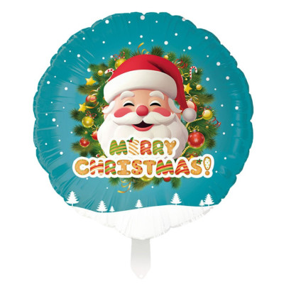 Шар фольгированный круглый Merry Christmas (Китай)