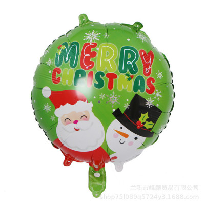 Куля фольгована кругла Merry Christmas (Китай)