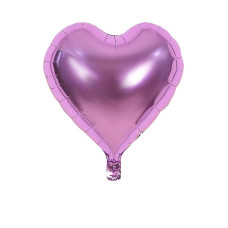 Куля фольгована серце фіолетове 5" (12 см) Китай
