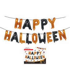 Фольговані літери HAPPY HALLOWEEN, 40 см