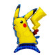 Фольгированный шар Покемон Пикачу на подставке 54х74 см (Китай) в упаковке