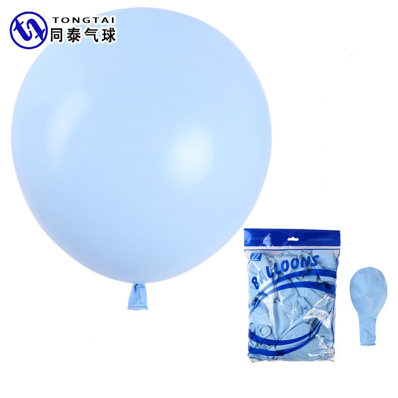 Повітряні кулі макарун Baby Blue 18" TT (TONGTAI), 10 штук