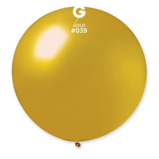 Куля сюрприз  металік золотий 31" (80 см) Gemar