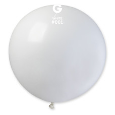 Куля сюрприз пастель білий 31" (80 см) Gemar