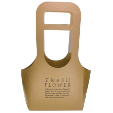 Сумка для квітів крафт Fresh Flower 22х10х40 см